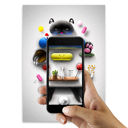 Cat Wall by Ori Toor